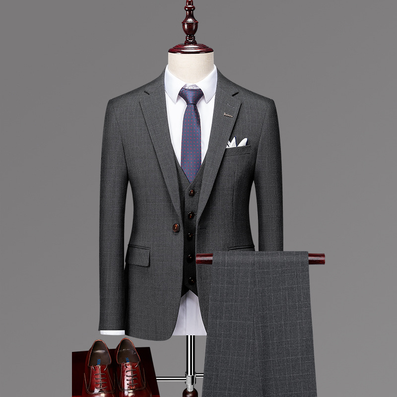 Ensemble 3 pièces gris foncé