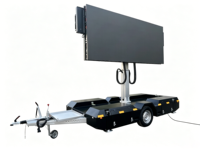 Écran LED mobile Jode P3.91 pour extérieur, 4000x2000mm, pleine couleur, pliable, grand écran, mur vidéo, panneau publicitaire