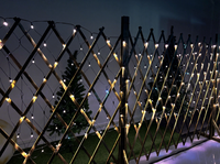 Guirlande lumineuse LED d'extérieur étanche en forme de rideau pour fenêtre, lumières féeriques décoratives de Noël pour mariage, fête, cour
