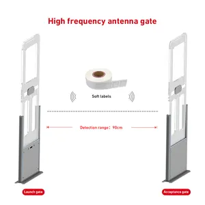 Bohang Bibliothek Sicherheitsalarmsystem EAS-Detektionsantenne Acryl-Scanner Tür Buchladen-Sicherheitstür RFID HF-System