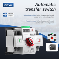 GEYA OEM ODM GATS-W7 inverseur Mini ATS 50Hz/60Hz AC230V/AC400V 63A/125A 2P/4P Mini commutateur de transfert automatique à double alimentation