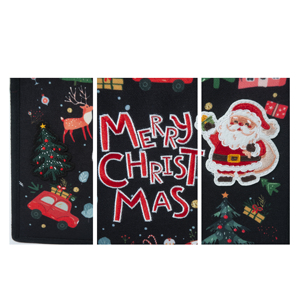 Sac fourre-tout en toile personnalisé de Noël, de haute qualité, robuste, avec poignée solide et logo brodé - Product Image 5