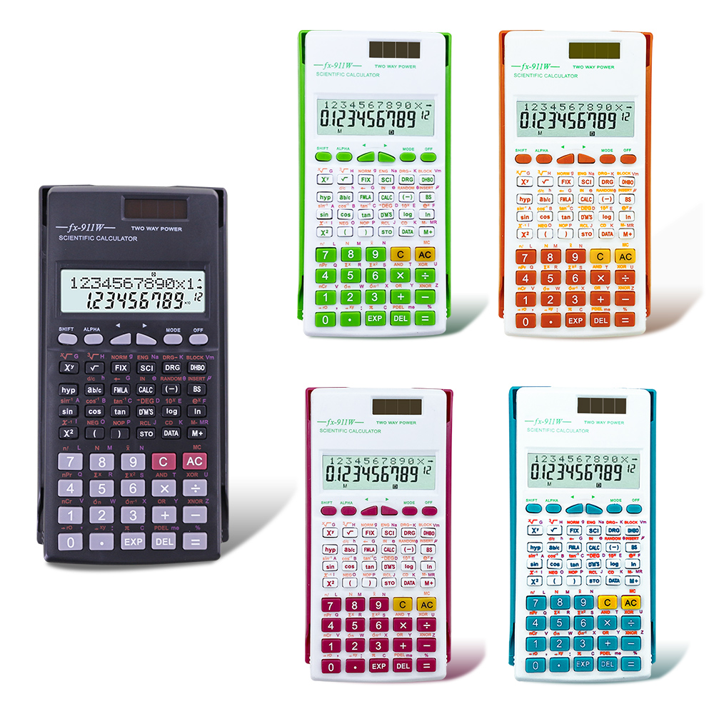 Calculators Scientific Calculator FX-911W 229 Funtion School Student Customized Logo Electronic Scientific Function Calculator