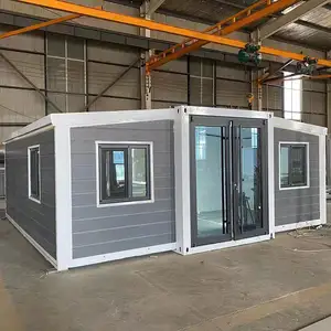 Casa contenedor expandible prefabricada modular prefabricada de diseño moderno estándar AU