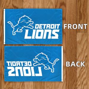 Haute qualité 3x5ft pour NFL Football Team Bannières de conception personnalisées pour <span class=keywords><strong>Detroit</strong></span> Lions Drapeaux 100% Polyester Stock pour toutes les équipes - Product Image 5