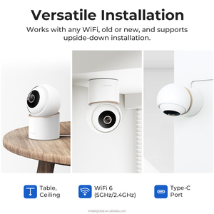 กล้องวงจรปิดอัจฉริยะ IMILAB ระดับพรีเมียม ความละเอียด 4K 8MP กล้องรักษาความปลอดภัยภายในอาคาร 360 องศา °   ระบบแพน-ทิลต์ AI ตรวจจับเสียงร้องของเด็ก/คน/ตรวจจับไฟและควัน - Product Image 3