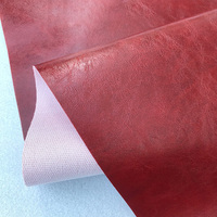 Cuir synthétique ciré brillant gaufré en gros de Chine pour ceintures, chaussures, sacs, canapés, vêtements