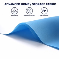 Tissu Oxford en nylon sergé enduit PU 100Dx200D imperméable et résistant à l'abrasion pour sacs de rangement de vêtements et paniers de rangement de jouets