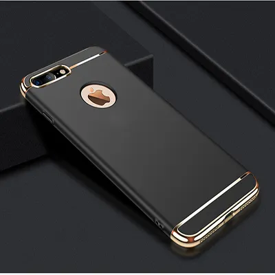 Luxury Plating Shockproof Phone Case For iphone 7 8 Plus 6 6s 5 5s PC Matte Hard Cover For iphone X Xr Xs 11 12 13 Pro Max Case