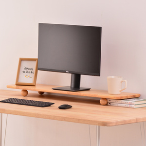Tùy Chỉnh Rắn Gỗ Màn Hình Đứng <span class=keywords><strong>Riser</strong></span> Với Bóng Chân, Máy Tính Để Bàn Màn Hình Máy Tính Thang Máy Kệ Tổ Chức Cho Văn Phòng Nhà - Product Image 1