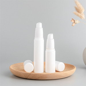 White Black 15ml 30ml 50ml PP Plastic Cosmetic Twist up Airless Lotion <b>Pump</b> <b>Bottle</b> Foundation Skin Care Packaging Face Cream - Product Image 6