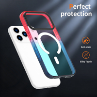 Coque de téléphone dégradée pour iPhone 18 Pro MAX, étui transparent antichoc pour iPhone 17, personnalisable avec logo