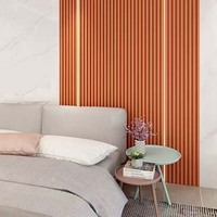 Panneaux muraux en PVC SONSILL au design moderne, imperméables, pour décoration intérieure, panneaux muraux en WPC à rainures