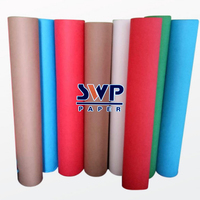 Rouleau de papier kraft ignifuge blanc et de couleur personnalisée B1 pour l'emballage industriel des machines et des marchandises dangereuses