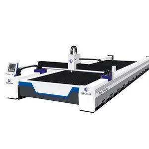 5000 w 15000 w CNC Metall Einzeltisch kombinierte Faserlaser-Schneidemaschine und Co2-Laser