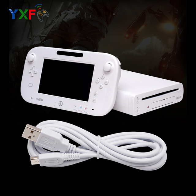 USB Charger Power Supply Charging Cable Data Cord for Nintendo Wii U Gamepad for Nintend WiiU Controller Joypad