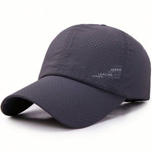 Casquette de sport respirante à 6 panneaux pour l'été, séchage rapide, avec logo personnalisé, casquette de baseball sur mesure, vente en gros - Product Image 5
