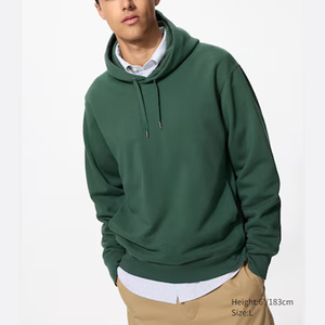 Sudadera con Capucha de Moda Casual Urbana para Hombre, de Invierno, de Lujo, Bordada, de Algodón Grueso, con Hombros Caídos, Lavada al Ácido, Diseño Extragrande, Suministro ODM - Product Image 5