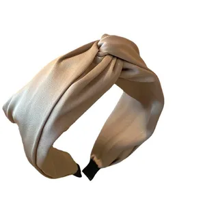 2024 New Korean Style Simple Satin High-end Headband Women's All-match Temperament Hair Accessories