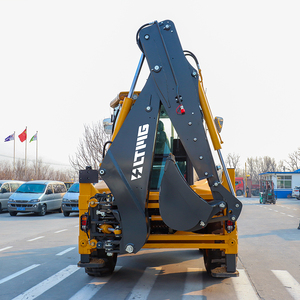 Hot Sale China 4WD 388H 6 in 1 Schaufel lader Bagger lader mit Teleskop arm - Product Image 2