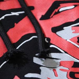 地狱塔美式时尚品牌地狱之星复古水洗仿旧毛圈连帽衫运动裤休闲套装 - Product Image 6