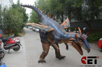 Cetnology Halloween Dinosaur Show Costume de dinosaure animatronique de marche réaliste à vendre