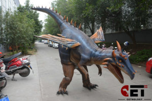 Cetnology Halloween Dinosaur Show Costume de dinosaure animatronique de marche réaliste à vendre - Product Image 3