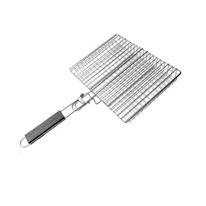 Thép không gỉ nướng BBQ nướng dây lưới, nướng Net giỏ với tay cầm có thể tháo rời - Product Image 2