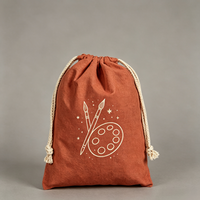 Pochette à cordon personnalisée en toile imprimée avec motif de dessin animé écologique, poignée renforcée, coutures renforcées, tissu respirant