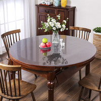Housse de table ovale en PVC de 3 mm, rouleau de protection de table en plastique pour usine alimentaire et bureau