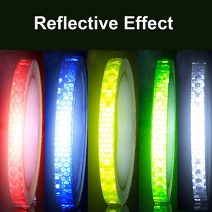 Băng phản quang ban đêm an toàn phản chiếu cảnh báo dán băng dính ngoài trời không thấm nước, cho xe đạp, Trailer, xe máy - Product Image 4