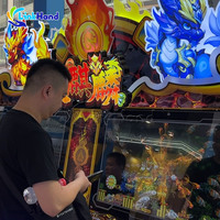 Machine d'arcade à double écran FireKirin de 43 pouces, machine de jeu de table de pêche originale à pièces