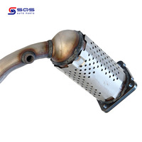 Prix usine ajustement direct 307 convertisseur catalytique de substrat de catalyseur en nid d'abeille en céramique 1.6L convient pour Peugeot