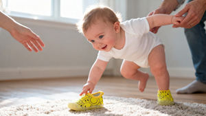 Premières chaussures <span class=keywords><strong>de</strong></span> marche pour bébé, semelle souple antidérapante, pré-marche avec maille respirante pour une utilisation en intérieur, empêche les chutes sur les surfaces lisses - Product Image 5