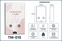 Máquina Expendedora Mecánica de Productos de Higiene Femenina, 2 Selecciones, Dispensador de Tampones Sanitarios de Pared, Operado con Monedas, Sin Electricidad