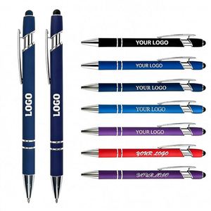 Stylo bille promotionnel haut de gamme personnalisé avec logo, en métal, pour fournitures scolaires et de bureau, vente en gros, stylo à bille sur mesure - Product Image 1