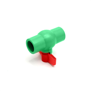 Vanne à boisseau sphérique en PPR plastique vert pour irrigation, 25 mm, 40 mm, 50 mm - Product Image 2