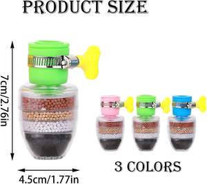 Suavizador de Agua para Cocina con Cartucho de Filtración de Fluoruro, Purificador de Grifo, Filtro Purificador de Agua para Grifo - Product Image 2