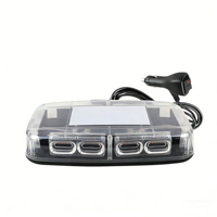 Nouvelle barre lumineuse LED stroboscopique mini pour toit de véhicule, fixation magnétique robuste, double interrupteur, 48W, étanche IP-65, 12V-24V, angle de faisceau