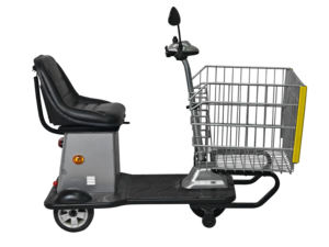 Scooter électrique à 3 roues de haute qualité E-<span class=keywords><strong>Quad</strong></span> 24V avec <span class=keywords><strong>batterie</strong></span> au plomb pour panier et supermarché Cosco - Product Image 4
