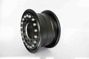 Mattschwarzes Gemälde <span class=keywords><strong>2</strong></span>-teiliges Design-LKW-Leichtmetall rad mit 10 Ösen Felgen der Größe 20x10 Zoll O-Ringe und Bolzen muttern Loch felgen - Product Image 6