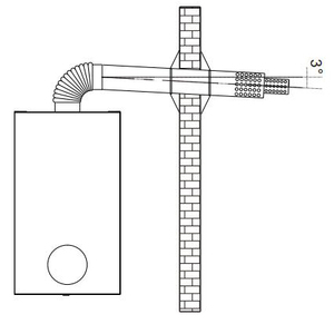 Tuyau d'échappement en acier inoxydable pour chaudière à gaz 60/100mm, pièces de rechange murales pour camping-car, usage domestique, extérieur et garage - Product Image 5