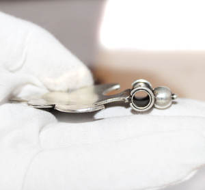 Pendentif design de qualité supérieure en argent sterling 925 massif finition oxydée disponible en gros - Product Image 5