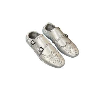 Automne britannique rétro moine chaussures <span class=keywords><strong>mocassins</strong></span> nouveau sculpté Brogue Derby chaussures pour Couples bureau hauteur augmentant les marchandises étrangères - Product Image 5