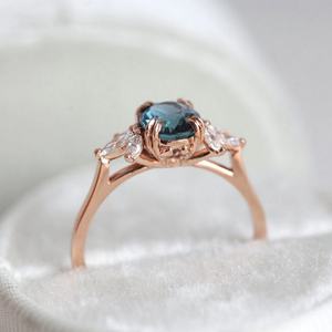 เครื่องประดับเงินแท้ 925 แหวนมอยส์ซาไนต์ เครื่องประดับสำหรับใส่เถ้ากระดูก ทรงกลม ชุบทอง งานฝีมือชิ้นเอก - Product Image 4