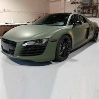 Military Green Vinyl Car Wrap, Decontamination Color Change