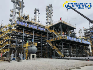 10-50tons nhỏ capacitycrude dầu Nhà Máy lọc máy với 17.5 mét cột - Product Image 3