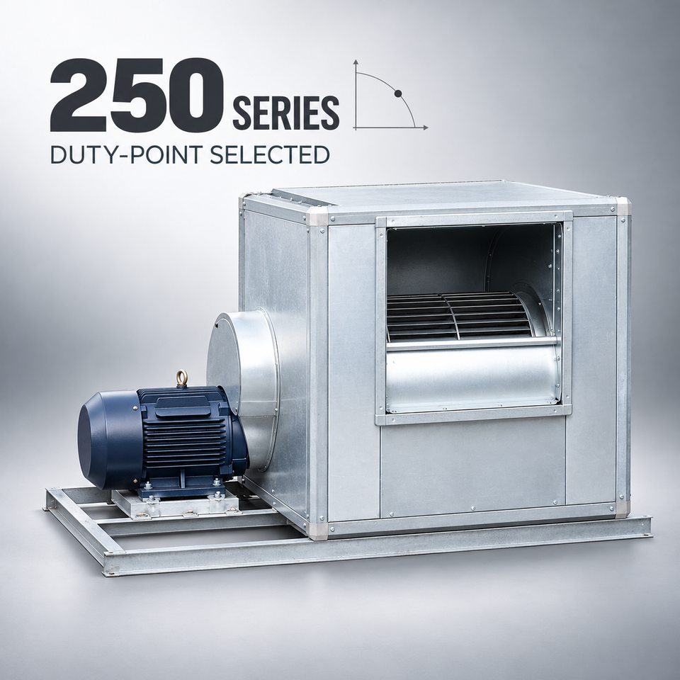 Project-Ready 250 Forward Centrifugal Fan Complete Blower with Duty ...