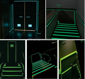 กระดาษฟิล์มเรืองแสงมีกาวในตัวสติกเกอร์ไวนิลแบบม้วนสามารถพิมพ์ได้สำหรับเรืองแสงในเทปสีเข้มป้ายทางออก - Product Image 6