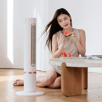 Tour et piédestal ventilateurs d'eau 360 degrés refroidissement par Air fonction d'oscillation en plastique ventilateur de tour USB avec écran LCD